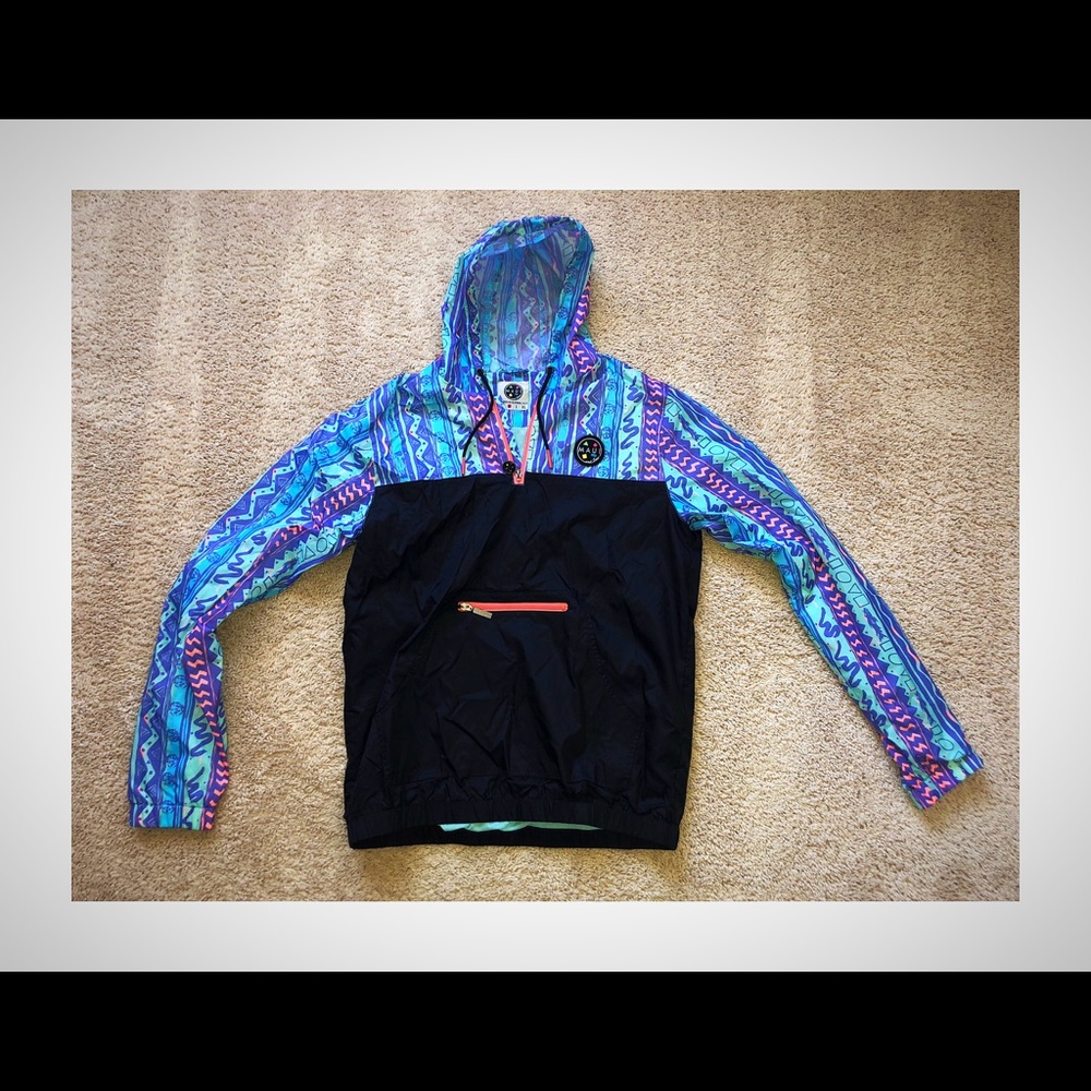 Maui & Sons vintage windbreaker jacket unisex
